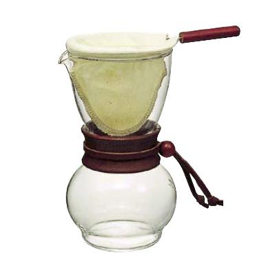 HARIO ハリオ ネルドリップ ポット ウッドネック 1~2杯用 耐熱ガラス DPW-1 | HARIO