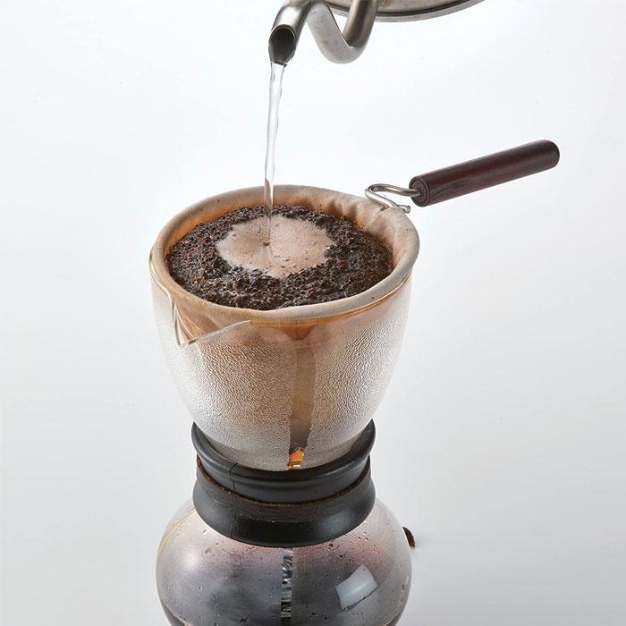 HARIO ハリオ ネルドリップ ポット ウッドネック 耐熱ガラス 天然木 3~4杯用 DPW-3 | HARIO | 01