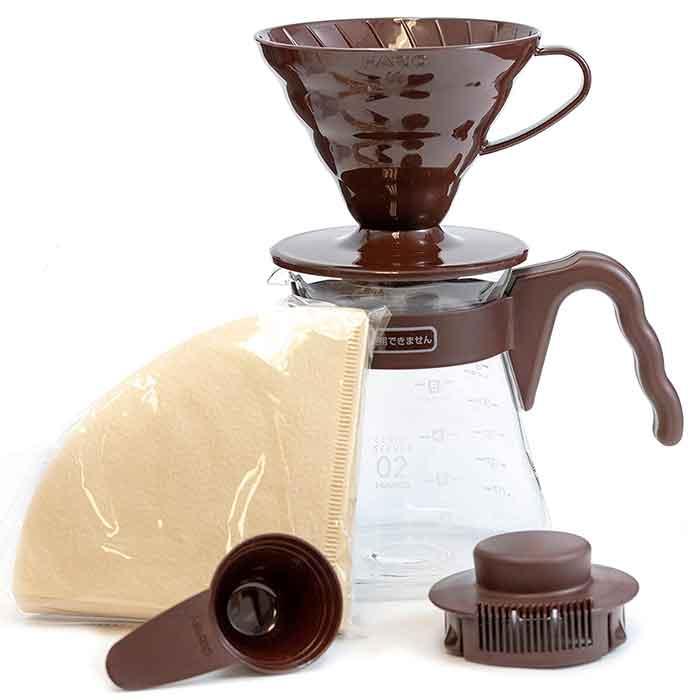 ハリオ HARIO V60 コーヒーサーバー 02セット VCSD-02CBR ショコラブラウン | HARIO | 01