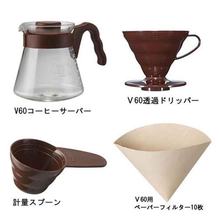 ハリオ HARIO V60 コーヒーサーバー 02セット VCSD-02CBR ショコラブラウン | HARIO | 03