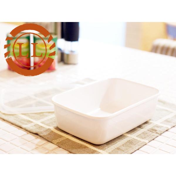 野田琺瑯 保存容器 レクタングル 深型 LL ホワイトシリーズ シール蓋付 WRF-LL 日本製 送料無料 | 野田琺瑯