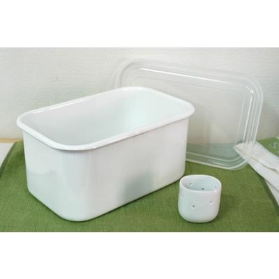 野田琺瑯 ぬか漬け美人 TK-32 漬け物 保存容器 3.2L 水取器付き ホーロー 容器 日本製【送料無料】 | ぬか漬け美人 | 01