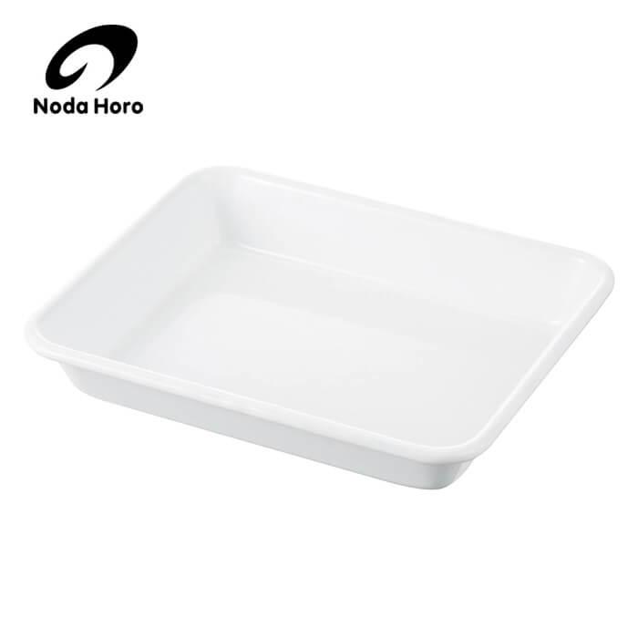 野田琺瑯 ホワイトバット 手札 全白 VA-27W 野田ホーロー | 野田琺瑯