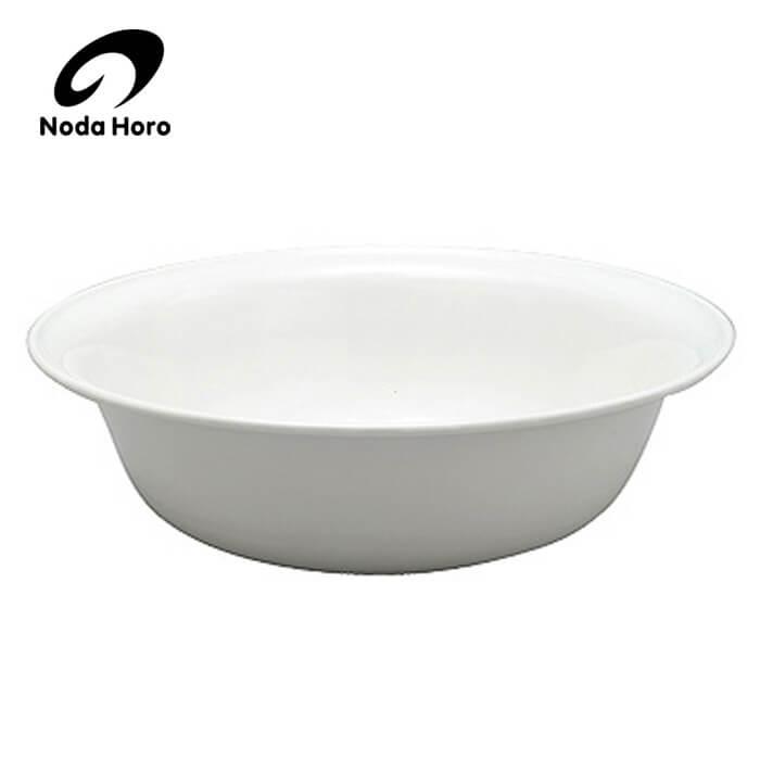 野田琺瑯 洗面器 全白【送料無料】 | 野田琺瑯