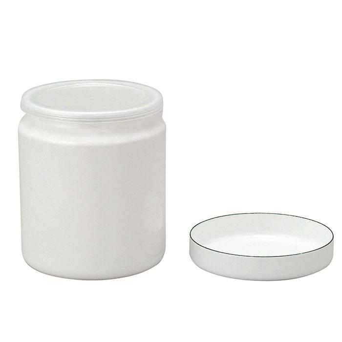 野田琺瑯 琺瑯 保存容器 TUTU 筒 Ｌ TU-14 日本製 ホワイト ホーロー ホワイト | 野田琺瑯 | 01