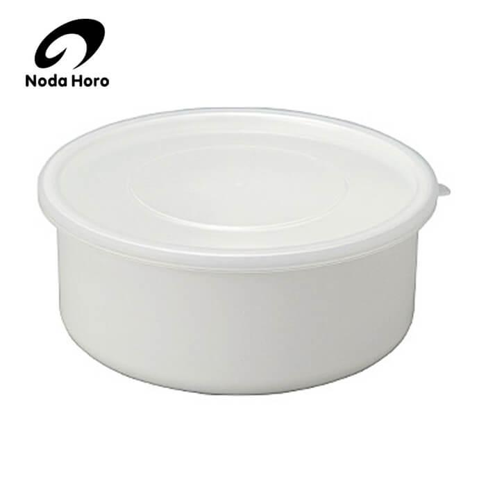 野田琺瑯 ホーロー 保存容器 ホワイトシリーズ ラウンド 21cm RD-21 日本製 ホーロー ホワイト | 野田琺瑯