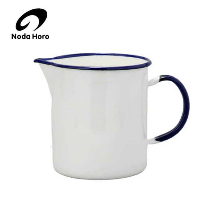 野田琺瑯 琺瑯 ビーカー 1.0L HB-010 日本製 ホワイト ホーロー 目盛り付き 目盛入り 目盛 目盛り | 野田琺瑯