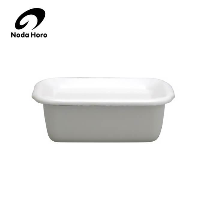 野田琺瑯 ホワイト シリーズ レクタングル深型S 琺瑯蓋付 WFH-S | 野田琺瑯