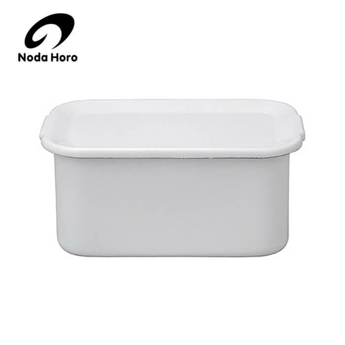 野田琺瑯 ホワイトシリーズ レクタングル 深型 LL 琺瑯蓋付 WFH-LL ホーロー容器 のだホーロー 日本製 野田ホーロー 保存容器 ホーロー 送料無料 | 野田琺瑯