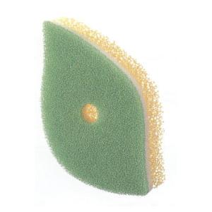 マーナ MARNA ポコ葉っぱ型スポンジ ( K-614G ) グリーン | marna