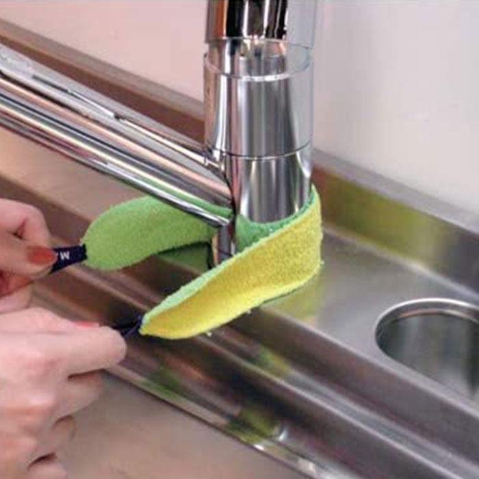 マーナ 蛇口まわりの水垢落とし グリーン ニュースリム W-342 MARNA 蛇口まわり 水垢 落とし | marna | 02