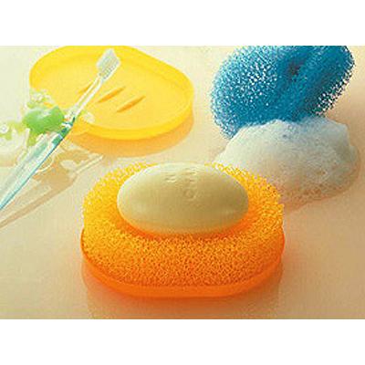 マーナ MARNA スポンジ石けん置き ( 皿付 ) ( W152B ) ブルー | marna | 01