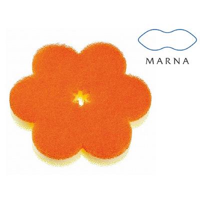 マーナ MARNA おはな スポンジ ( K364O ) オレンジ【4点までメール便送料無料】 | marna