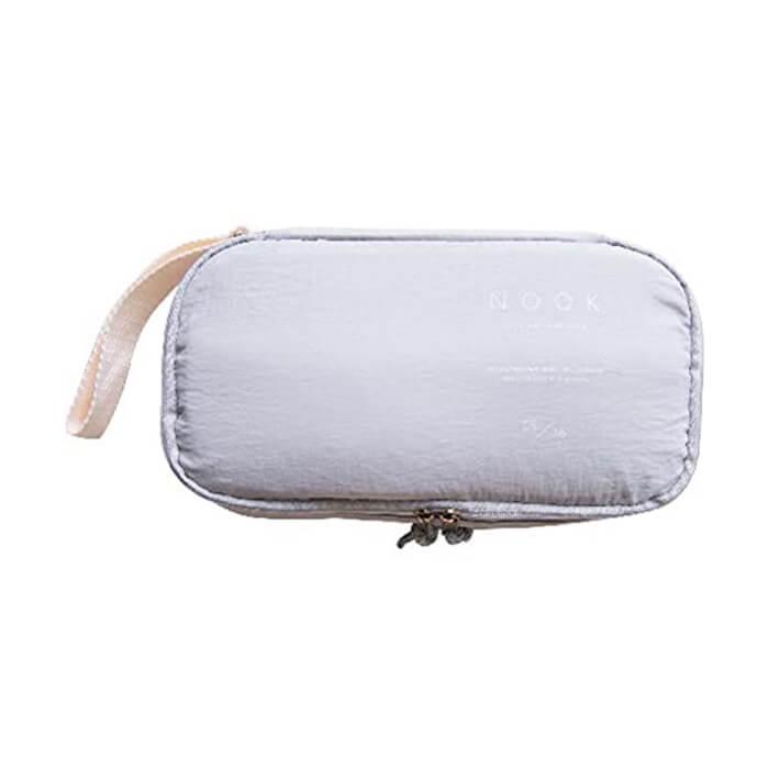 オカトー NOOK ガジェットポーチ グレー 小物 収納 コスメ ポーチ トラベルグッズ 軽量 丈夫 |  | 01