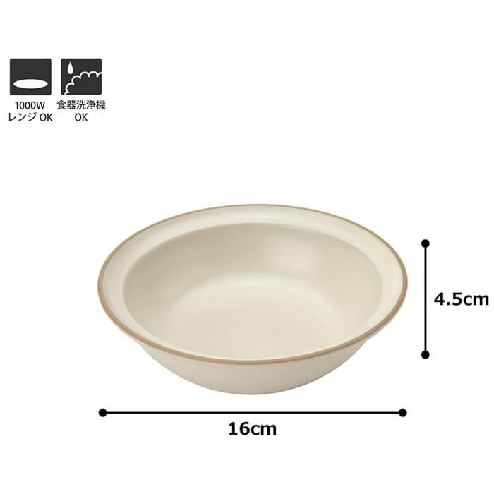 丸利玉樹利喜蔵商店 エッジライン ボウル M 16cm ベージュ T-788622 TAMAKI 皿 食器 |  | 03