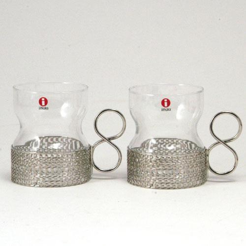 ペアグラス イッタラ ツァイッカ トサイカ タンブラー クリア 230ml 2個セット ホルダー付き iittala Tsaikka グラス 送料無料 |  | 01