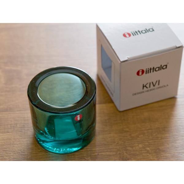 イッタラ iittala KIVI キヴィ キャンドルホルダー 60mm 4164 シーブルー 【並行輸入品】｜kitchen｜02