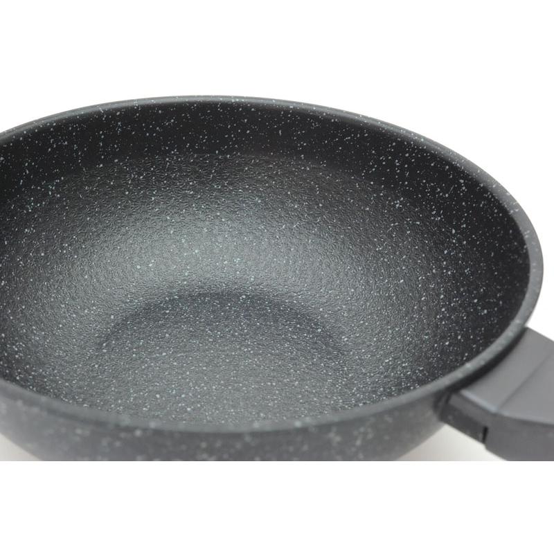 耐久性抜群！IH200V対応 業務用4層 マーブルコート炒め鍋 28ｃｍ（974000008） |  | 02