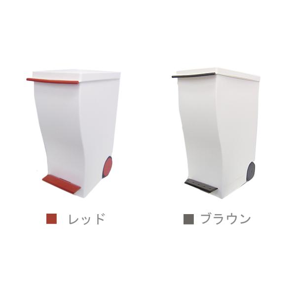 [ 送料無料 ] kcud クード スリムペタル 33リットルサイズ ゴミ箱 ごみ箱 ダストボックス キャスター付き ふた付き ペダル 分別 |  | 01