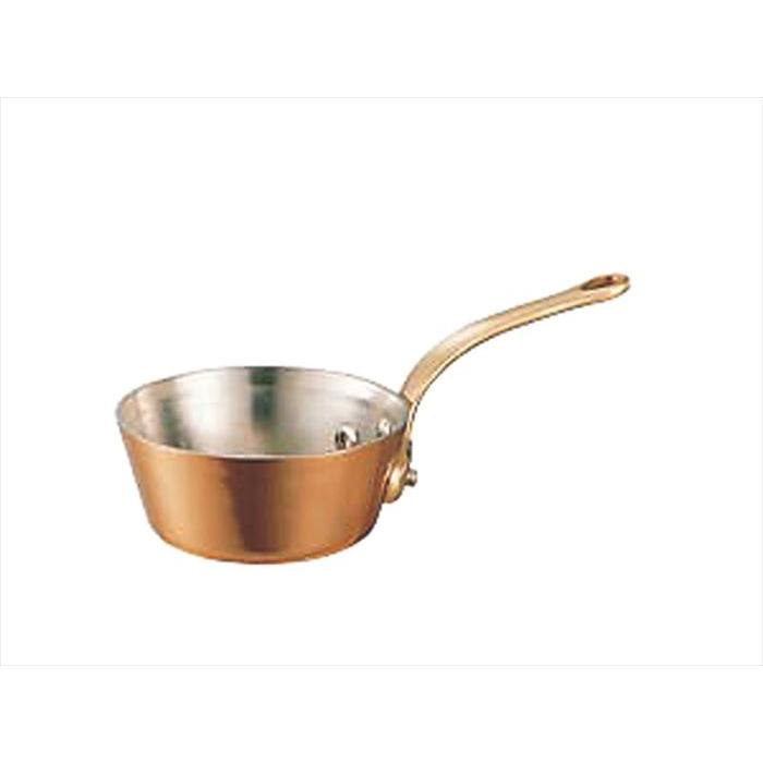 銅極厚テーパー鍋 真鍮柄 15cm その他キッチン、日用品、文具 大人気新品 