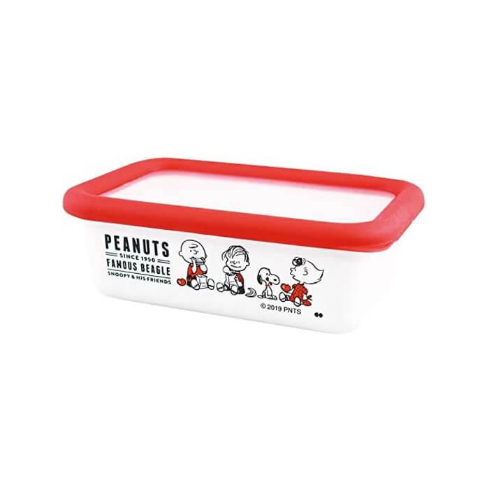 大西賢製販 PEANUTS SNOOPY(スヌーピー) ホーロー 保存容器 RED Sサイズ PD-2000 | 