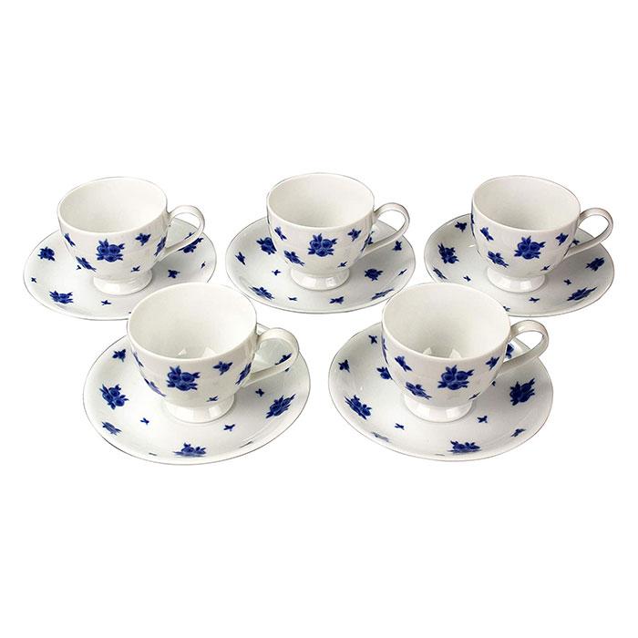 コーヒー カップ＆ソーサー 前畑 プリンセス・ローザ コーヒーC/S 5客セット 28333 食器 洋食器 | 