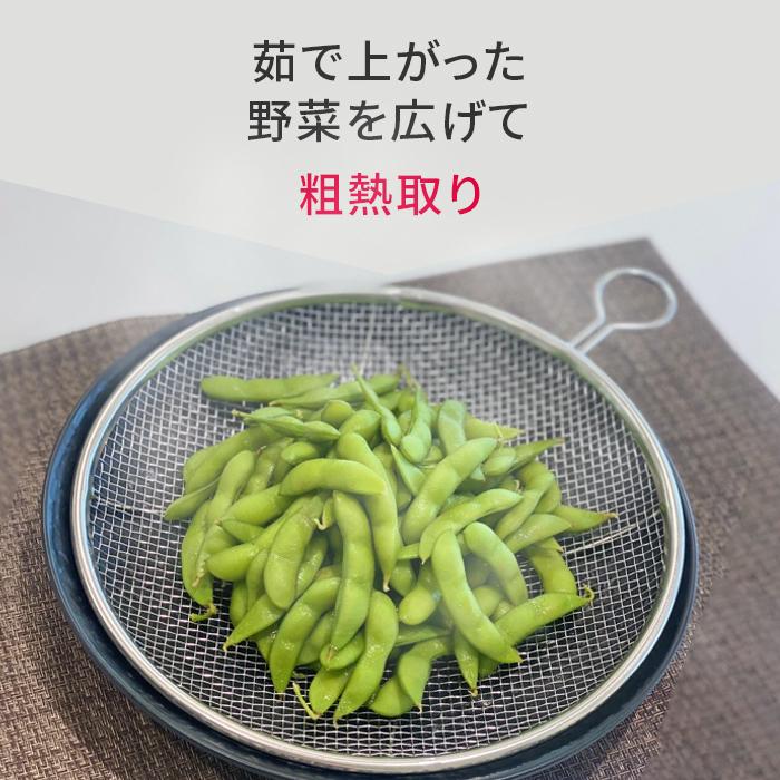 kan リング付 盆ザル 30cm 湯切り うどん そば ラーメン 調理器具 キッチン用品 シンプル 日本製 |  | 04
