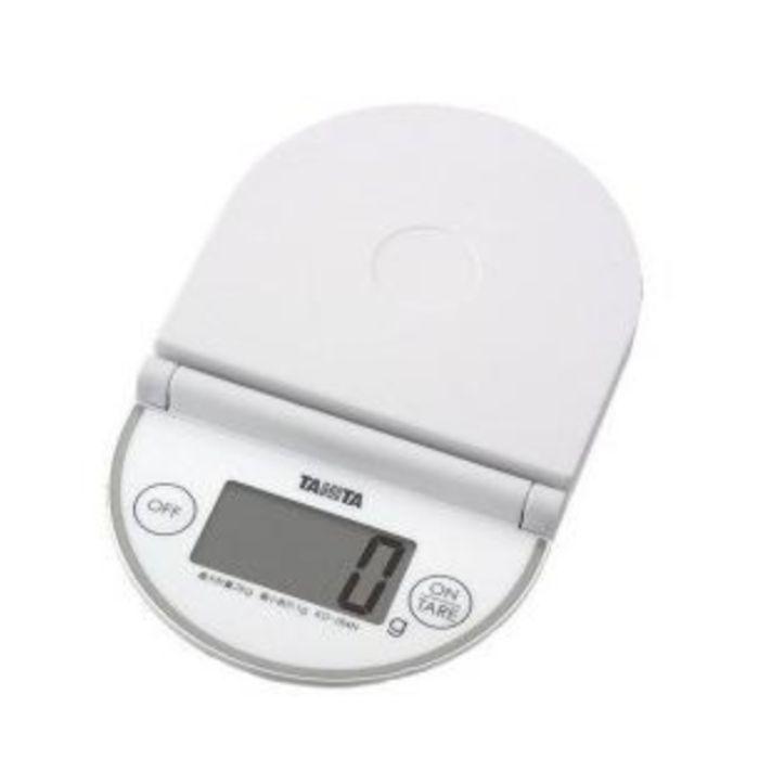 タニタ KD-184N-WH Dクッキングスケール 2kg はかり 重さ グラム 調理器具 キッチン用品 ツール 日本製 シンプル | 