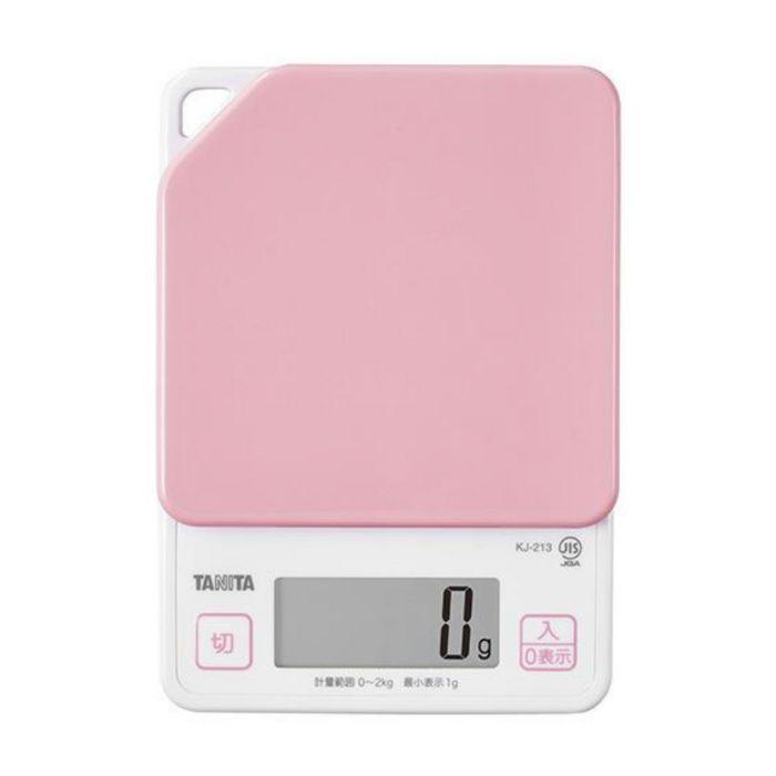 タニタ KJ-213-PK(ストロベリーピンク) Dクッキングスケール 2kg はかり 重さ グラム 調理器具 キッチン用品 ツール シンプル | 