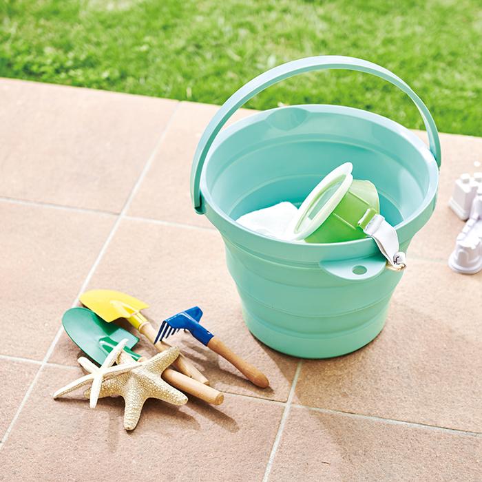 ソフトバケツ 8L 日本製 伊勢藤 8型 I-484 日本製 Iseto くすみカラー 8リットル バケツ 折りたたみ 折りたためる つけ置き 柔らかい ソフトタイプ |  | 02