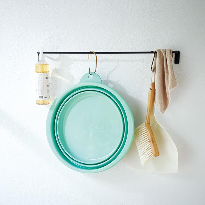 伊勢藤 ソフトタブ 12L 日本製 ソフトバケツ 浅め くすみカラー 折りたためる フック穴 足湯 つけ置き ソフト バケツ ばけつ Iseto |  | 02