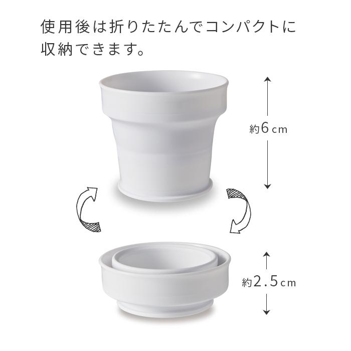 伊勢藤 折りたたみ うがい コップ 120ml I-602 日本製 携帯 折りたためる コンパクト 通し穴あり 持ち運び 通気口 蒸れにくい 【4点までメール便送料無料】 |  | 02