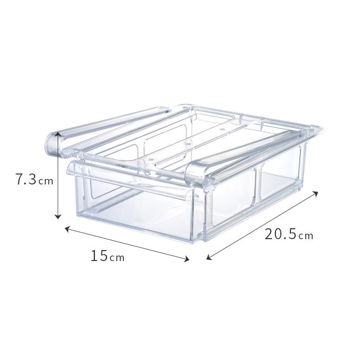 引き出し式 冷蔵庫トレー ワイド 棚板に取り付けるだけ I-533 日本製 冷蔵庫 トレー ケース 透明 伊勢藤 Iseto 小物収納 収納 調味料 すっきり収納 整理整頓 |  | 03