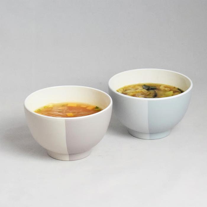 ツートーンカラー 汁碗 500ml MUSUBI 塗分け 日本製 電子レンジ対応 食洗機対応 お椀 かわいい ナカジマ おしゃれ パステルカラー |  | 04