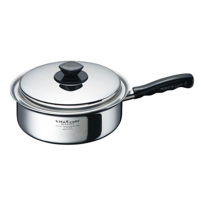 新品　ビタクラフト　ヘキサプライ　片手ナベ2.9リットル　No.6115 Vita Craft（ビタクラフト） ヘキサプライ片手ナベ2.9L 6115 : アド