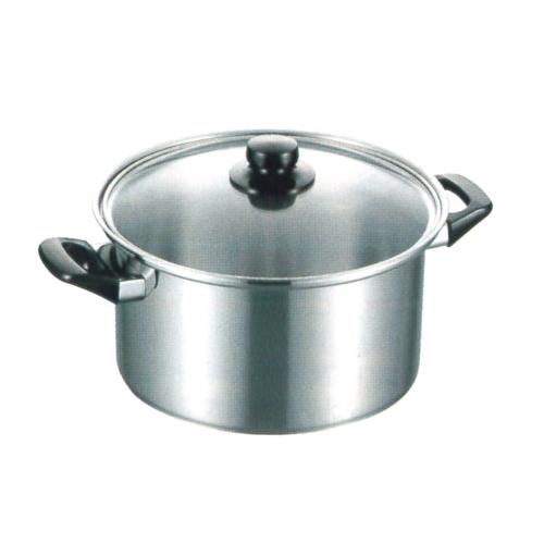 【IHクッキングヒーターに最適！】フジノス エレックマスターライト ミエール 24cm 両手深鍋（133120） | フジノス