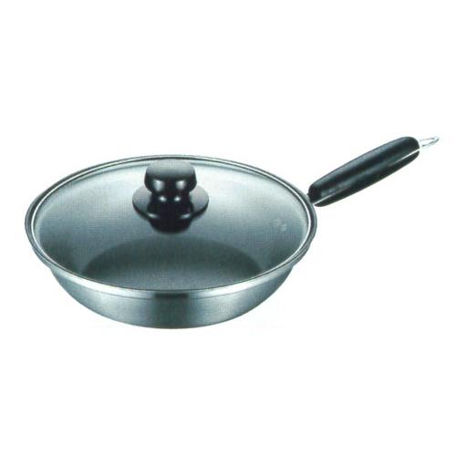 【IHクッキングヒーターに最適！】フジノス エレックマスターライト ミエール 24cm マルチパン (ガラス蓋付属)（133540） | フジノス