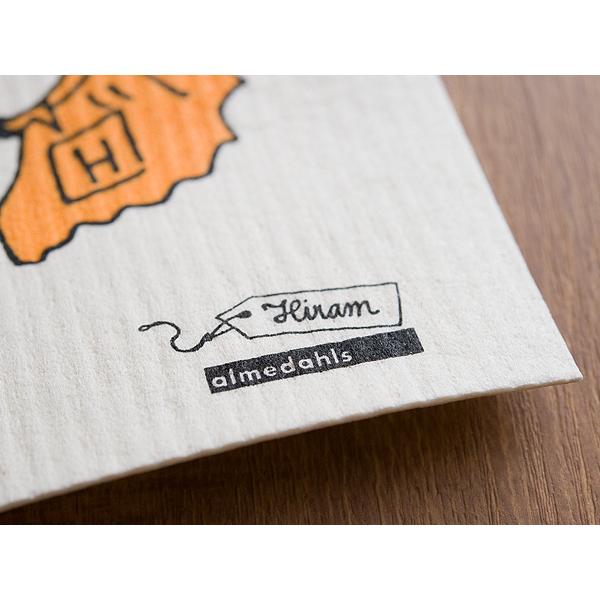 《6点までメール便可能》Almedahls/アルメダールス　スポンジワイプ 【スウェーデン/北欧雑貨】（70658）＜ミセスハリー/イエロー＞ |  | 01