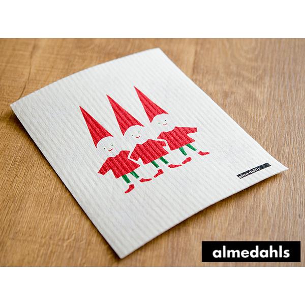 《6点までメール便可能》Almedahls/アルメダールス　スポンジワイプ 【スウェーデン/北欧雑貨】（70050）＜トムテニッセ＞ | 