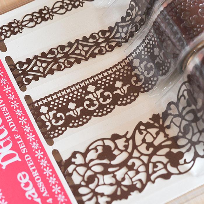 L.Fact　レース デコレート シール アンティーク（479DSA）＜ブラウン＞ |  | 01