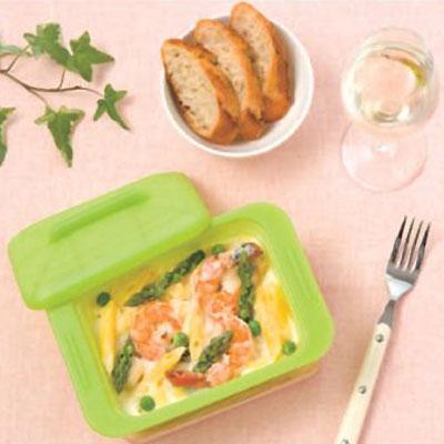 VIV/ヴィヴ　シリコンスチーマー　 Uno/ウノ （スチームトレイ付き）（59629）＜レタスグリーン＞ |  | 01