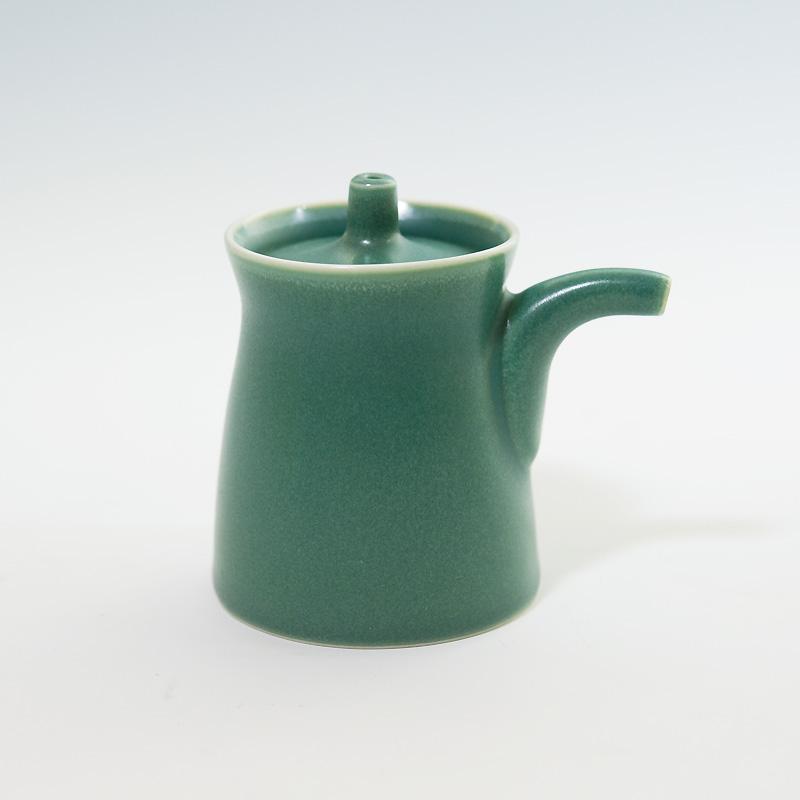 白山陶器 G型しょうゆさし ( 小 ) グリーン [ HAKUSAN 和食器 森正洋デザイン ] | 白山陶器