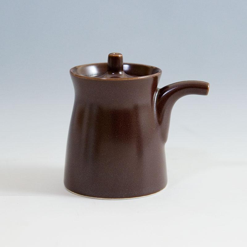 白山陶器 G型しょうゆさし ( 小 ) 鉄砂 [ HAKUSAN 和食器 森正洋デザイン ] | 白山陶器