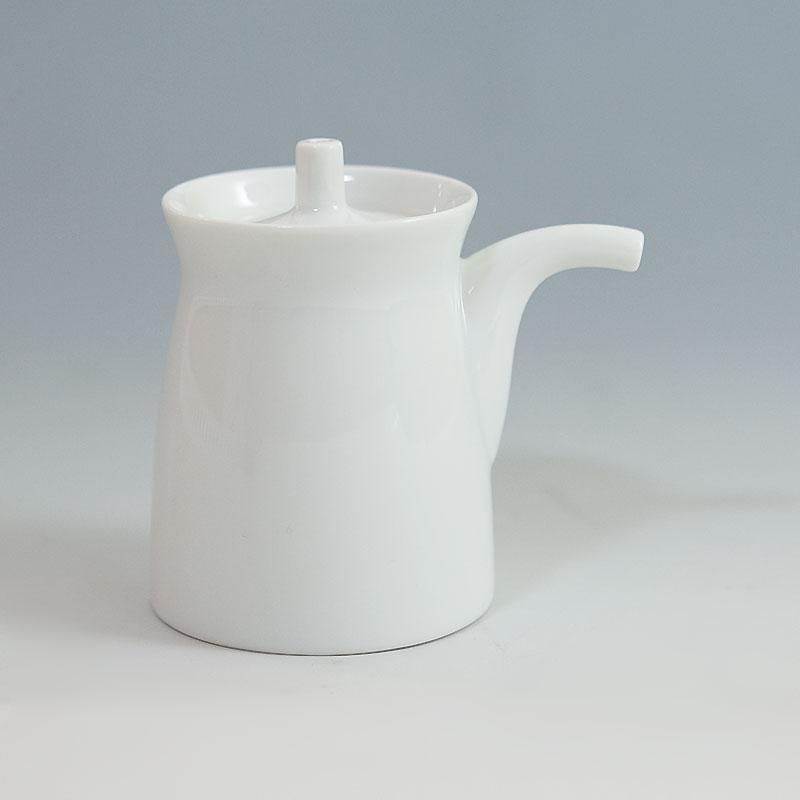 白山陶器 G型しょうゆさし ( 大 ) 白磁 [ HAKUSAN 和食器 森正洋デザイン ] | 白山陶器