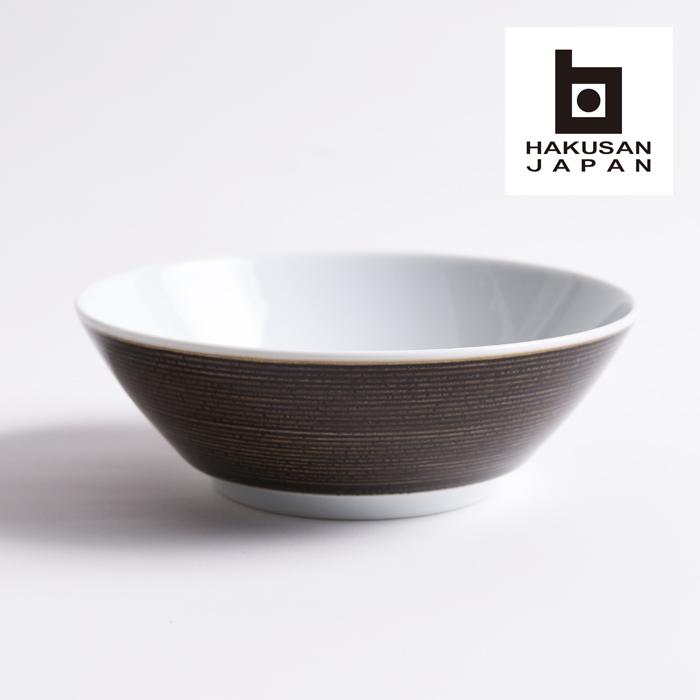 白山陶器 麻の糸 シリアルボウル15cm セピア 【 HAKUSAN 和食器 】 | 