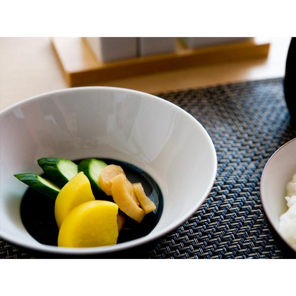 白山陶器 麻の糸 シリアルボウル15cm インディゴ |  | 01