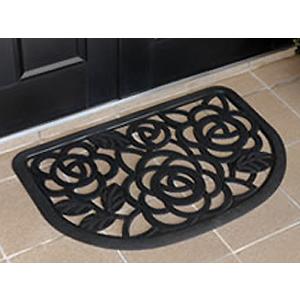 Richell/リッチェル　玄関ラバーマットSS 【玄関マット】　ローズ柄 |  | 01