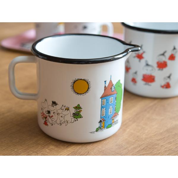MOOMIN/ムーミン　ムーミン ホーロー製ジャグ 800mL 【moomin/北欧/muurla/ムールラ】（1703-080-07）＜ムーミンヴィレッジ（カラー）＞ |  | 01