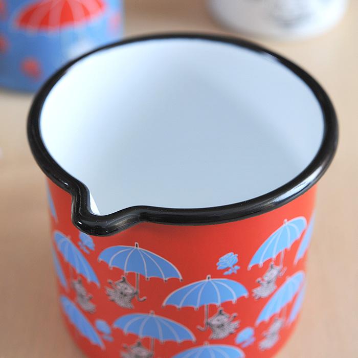 MOOMIN ムーミン ムーミン ホーロー製ジャグ 800mL [ moomin 北欧 muurla ムールラ ] ( 1704-080-30 ) リトルミィアンブレラ ( レッド ) |  | 01