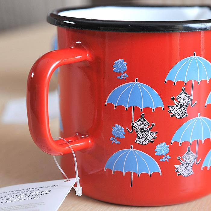 MOOMIN ムーミン ムーミン ホーロー製ジャグ 800mL [ moomin 北欧 muurla ムールラ ] ( 1704-080-30 ) リトルミィアンブレラ ( レッド ) |  | 02